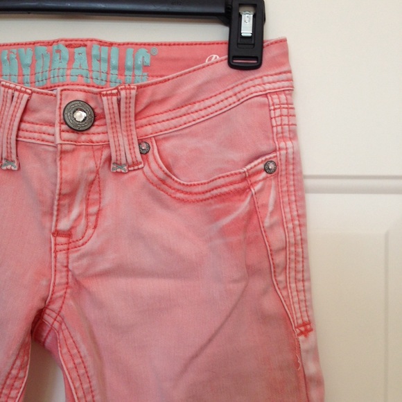Coral Skinny Jeans *To Be Donated Soon* - Picture 2 of 2